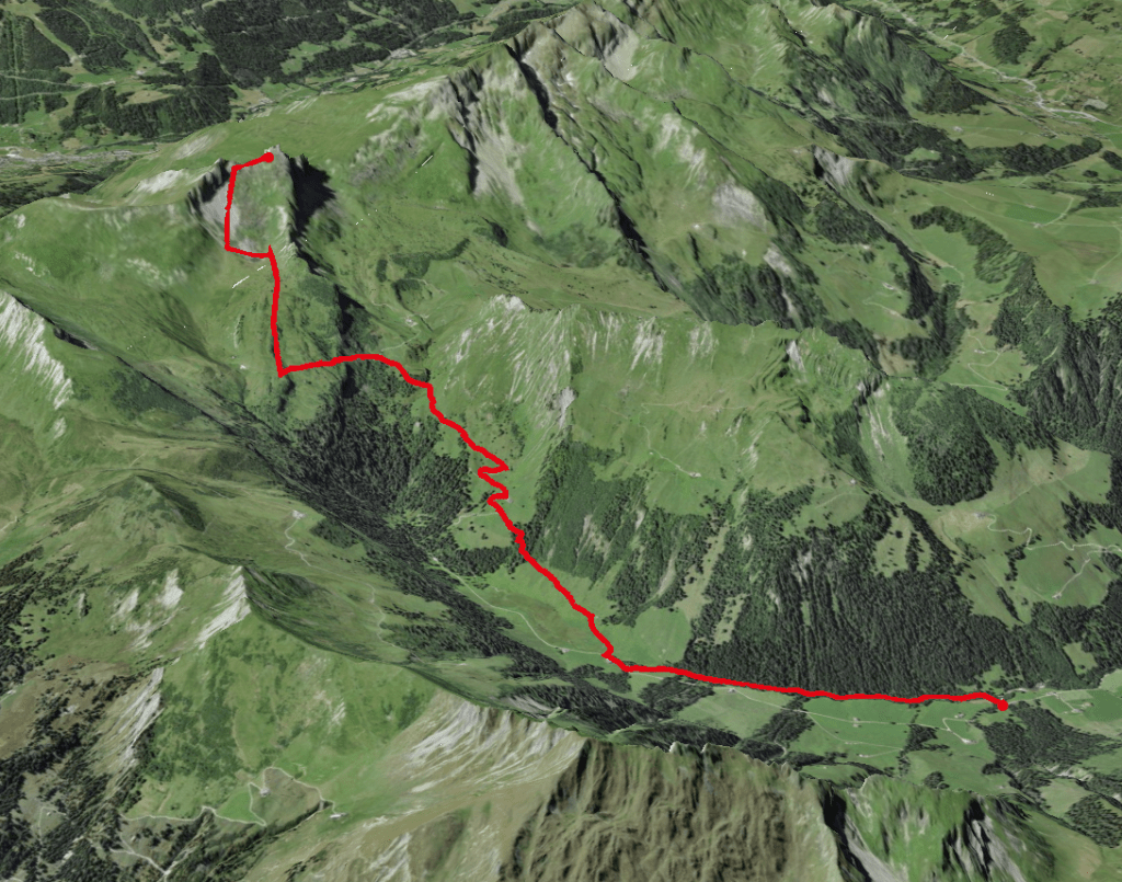 itinéraire cape au moine ski de randonnée