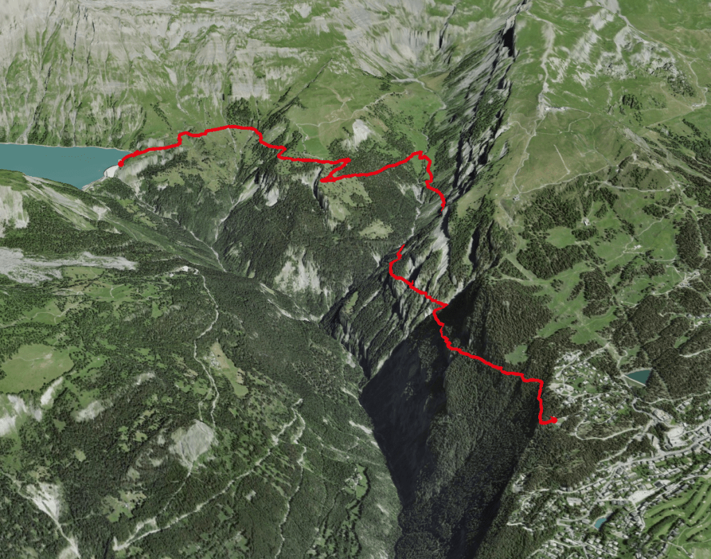 itinéraire bisse du rho